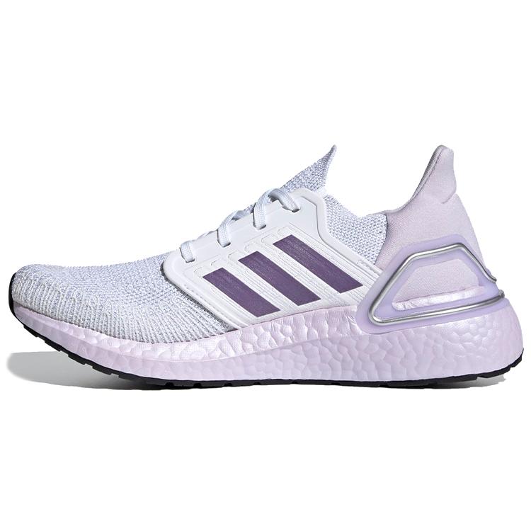 New Adidas Ultra Boost 20 White Tech Purple Women's EG0762
