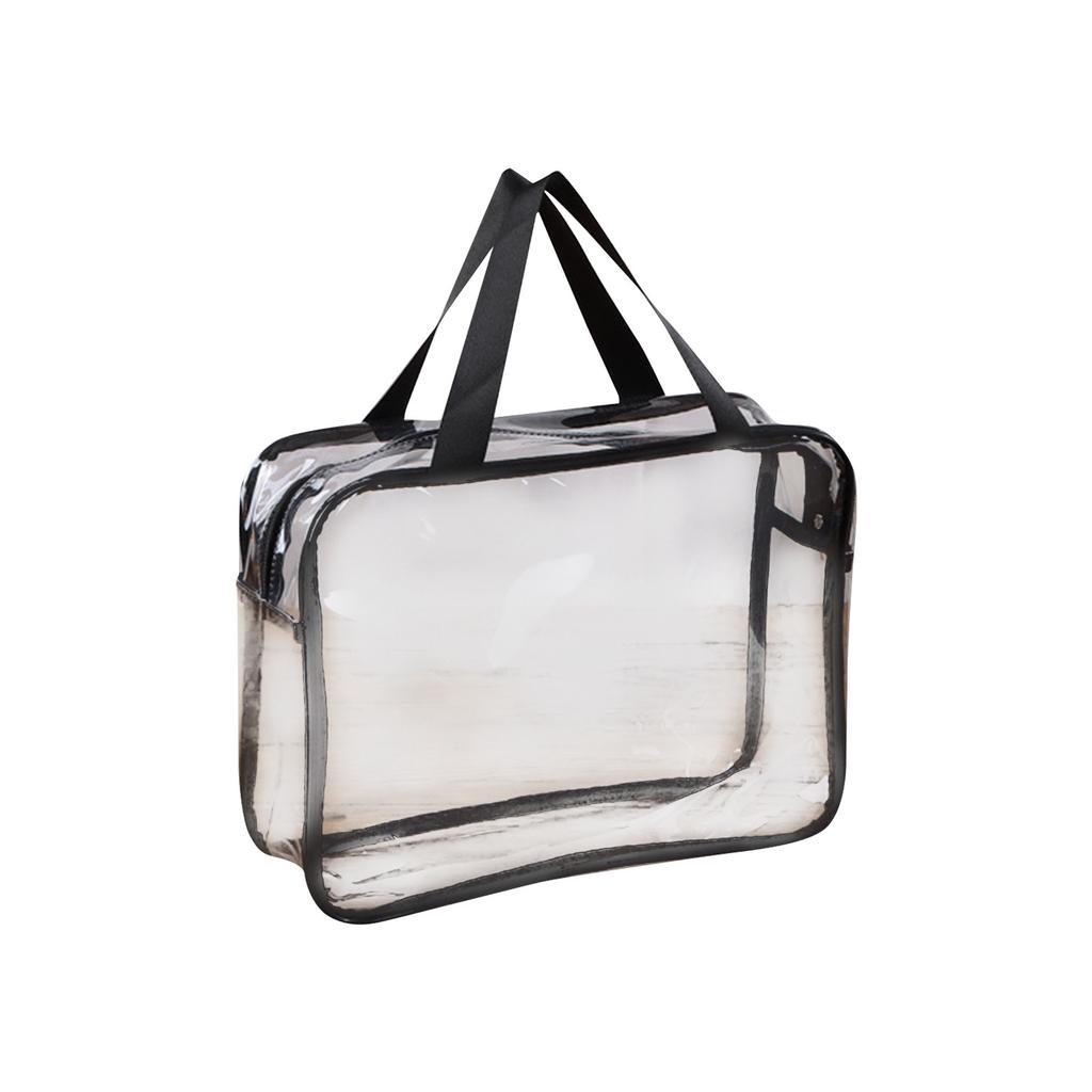 Toy Storage Bags Large PVC Reusable Board Game Storage Containers Clear Zipper Pouches Travel Organizer Bags For Building Block, Puzzle, Kids Books