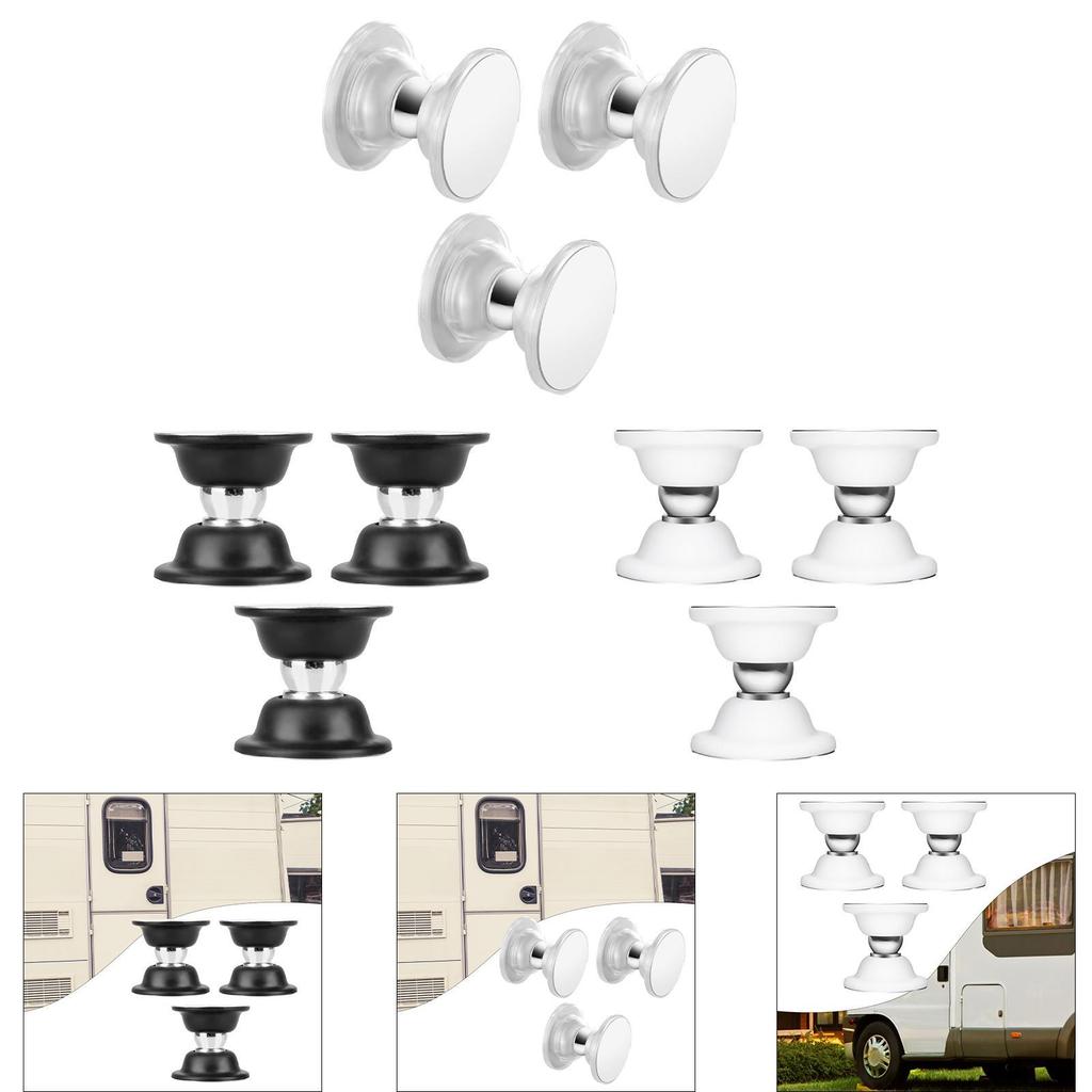 3Pcs Doors Stopper Noise Reduction RV Magnetic Door Catches Baggage Door Holders for Yachts Bathroom Camper Living Room Kitchen
