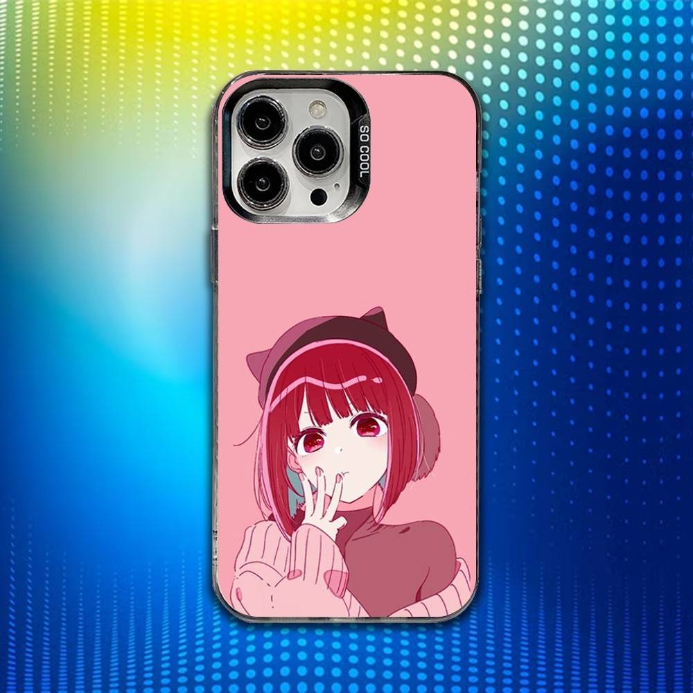 Oshi No Ko Kana Arima Phone Case For iPhone 16,15,14,13,12,11,Mini,Pro,SE,MAX White Matte Shockproof Cover