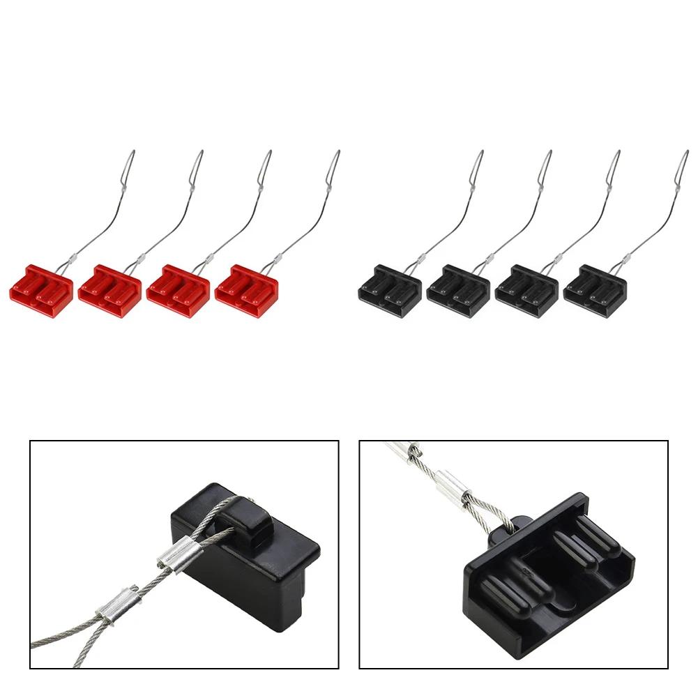 4PCS Battery Terminal Cap Covers For 120AMP Connectors Designed For Caravan Forklift Tractor Sports Car And Industrial Use