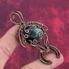 Seraphinite Pendant Copper Wire Wrapped Tortoise Jewelry Genuine Gemstone Pendant Handmade Jewelry Copper Wire Wrap Pendant Gifts for Mother