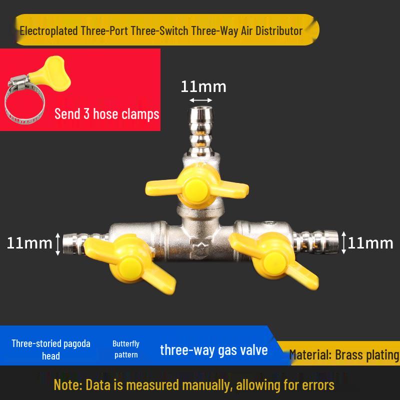 Liquefied Gas Distribution Three/Four-Way Ball Valve Connector