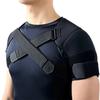 Adjustable Double Shoulder Brace Sports Support Belt for Back Pain Relief Cross Compression Strap