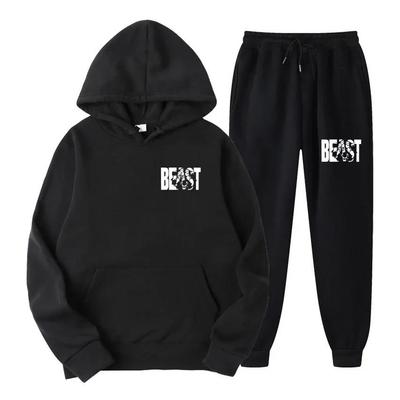 Autumn And Winter Hot Sale Men's Sports Leisure Joggers Sweat Suits Hoodies+Pants Sweatshirt Sportswear Set 2pc Hoody