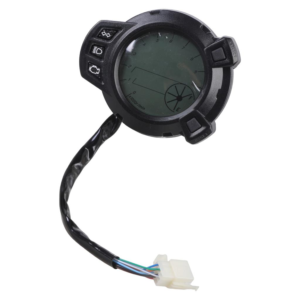 High Visibility 7 Color Screen Motorcycle Speedometer Oil Level Gauge LCD Instrument Panel for BWS125 Easy Installation
