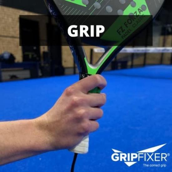 GRIPFIXER Padel Grip Trainer Padel Training Equipment Grip Assistance (Right Hand) - -