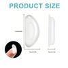 10/20 Pairs Eyeglasses Anti Slip Nose Pads Soft Silicone Adhesive Glasses Nose Pads For Plastic Frame Glasses Sunglasses