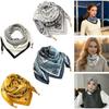 65x65cm Square Scarf Soft Cotton Waist Scarf Neck Protection Women Neckerchief  Women Fashion