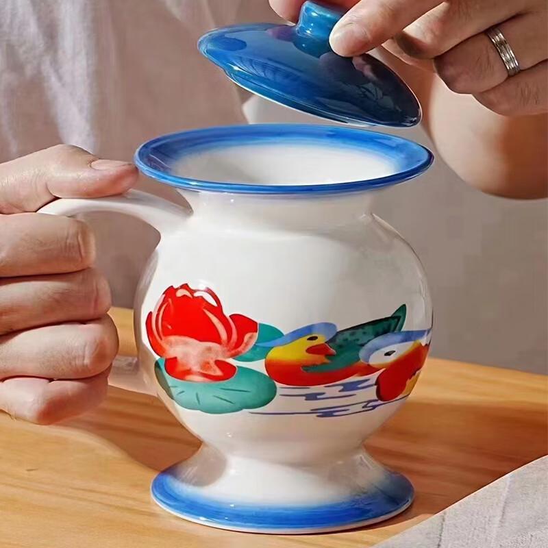 Jinzhi Xing Retro Gag Spittoon Ceramic Mug