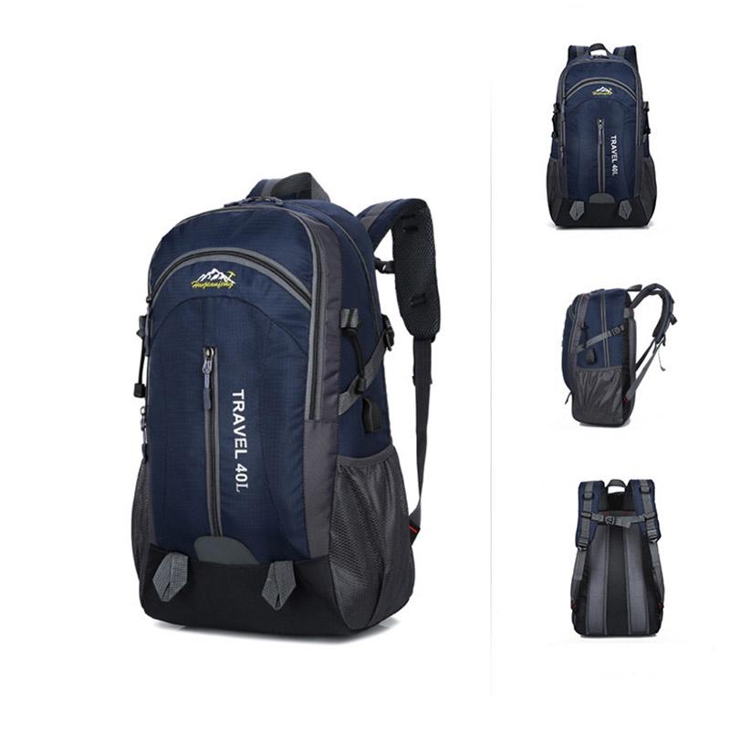 Spacious 40l Usb Breathable Charging Outdoor Sport Travel Camping Hiking Backpack