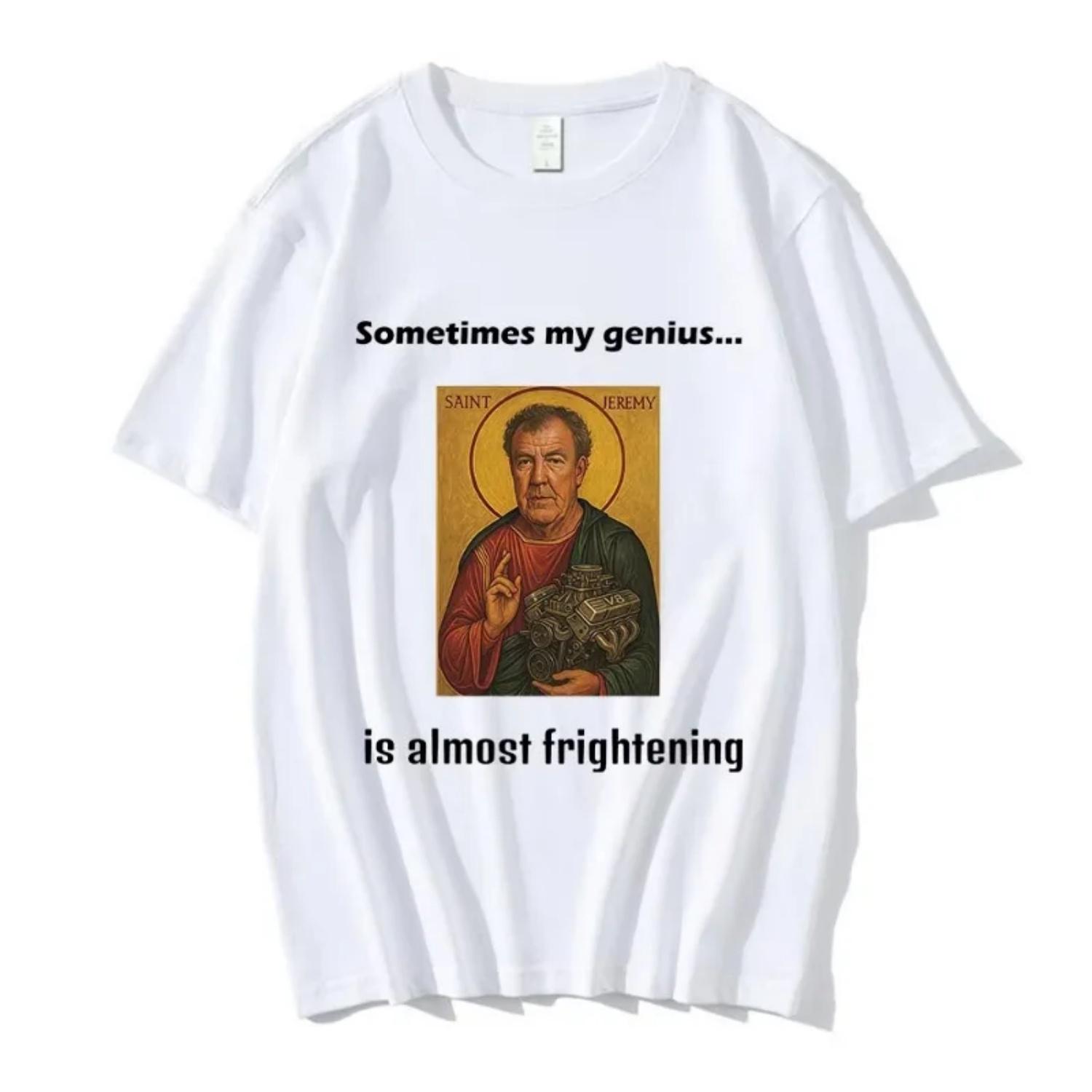 

Funny Jeremy Clarkson T-shirts Men s Women Clothing Fashion Short Sleeves Oversized T Shirts Cotton Casual T-shirt Streetwear S чёрный