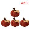 1-5PCS Small Pumpkins Home Decor Knit Knitted Pumpkin Reusable Seasonal Charm Cozy Warm Decorative Ornaments Crochet Pumpkins