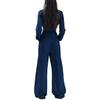 Women's Form-fitting Casual Solid Color Large Pocket Jumpsuit