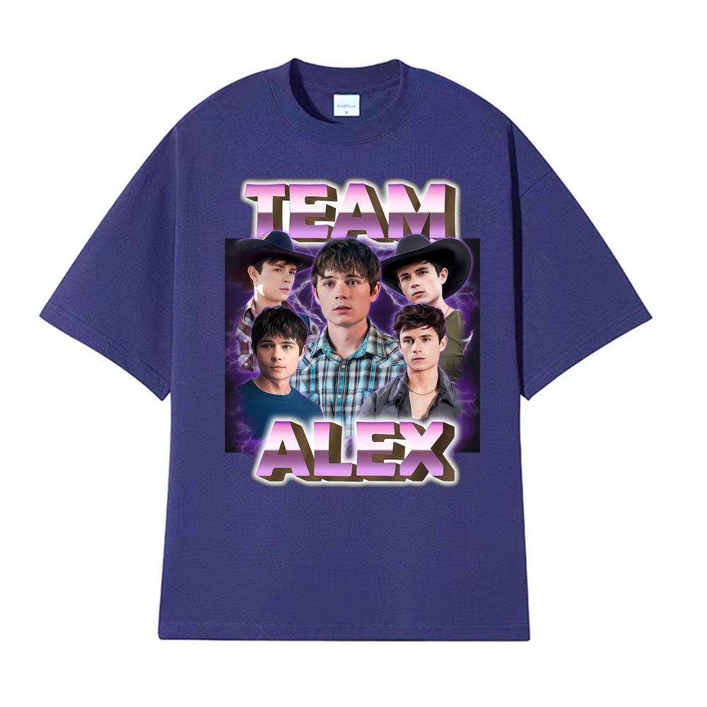 Team Alex Walter Vintage Cowboy Ranch Merch T Shirts Unisex Women Fashion Summer Short Sleeve Tshirt 100 Cotton Oversized T Shirt