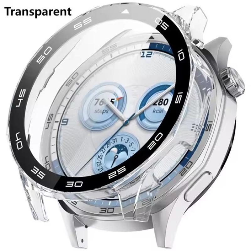 

Для Huawei Watch GT5 46mm PC + Закаленное стекло Чехол Полное покрытие Защитная пленка для экрана Бампер для Huawei Watch GT 5 46 MM Чехол GT5 46mm чистый