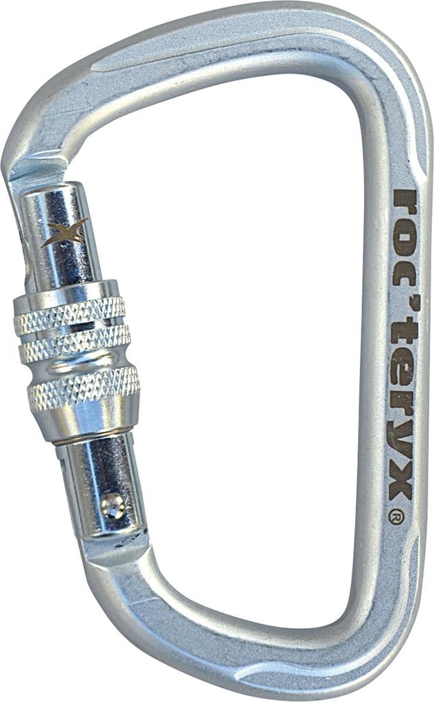 Climbing Steel D RTF249LKN Roc'teryx Carabiner, Screw, Silver,