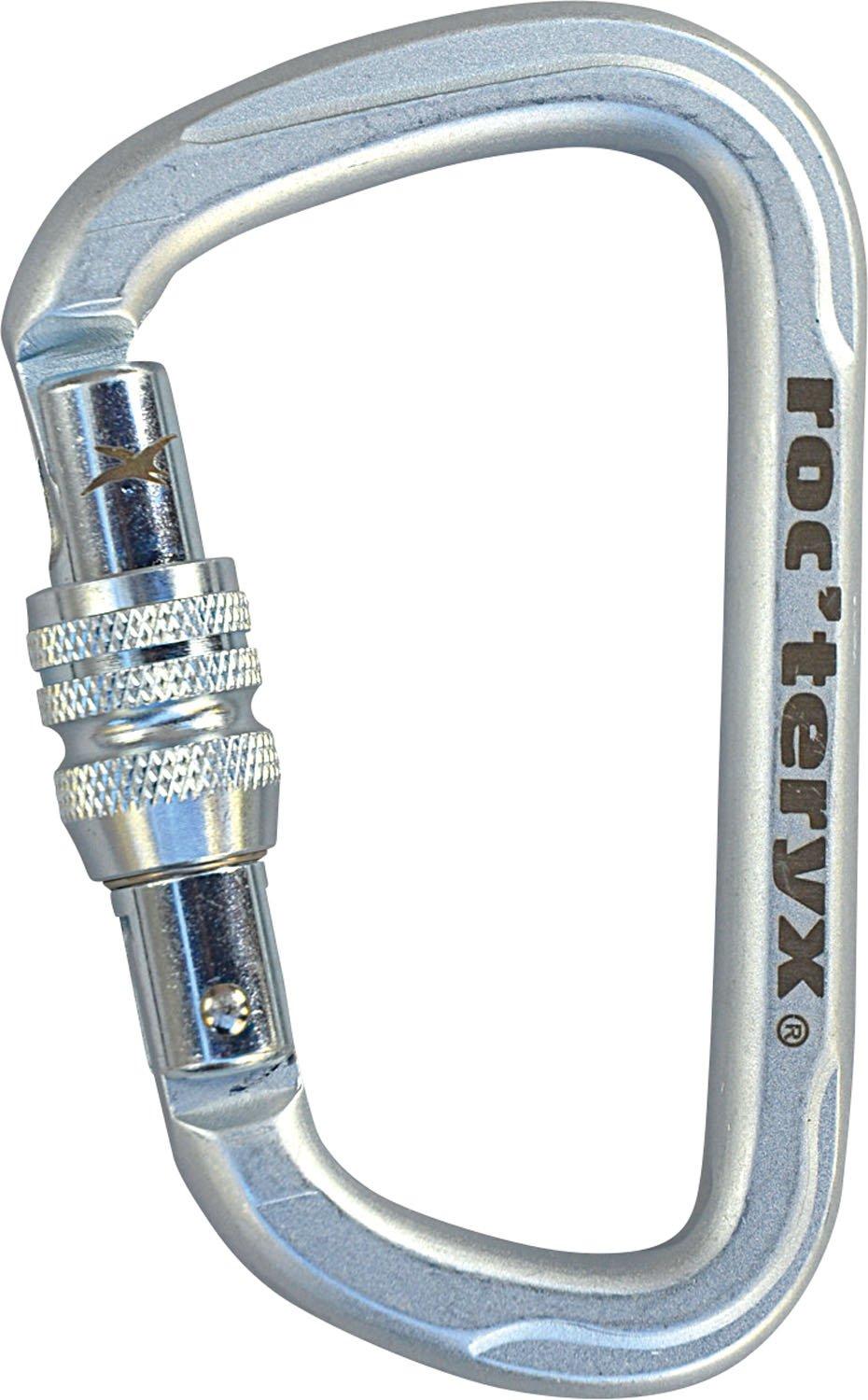 

Climbing Steel D RTF249LKN Roc teryx Carabiner, Screw, Silver,