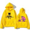 Cartoon Street Cat Hat Sweatshirt Comfortable Printed Men's Sweatshirt Harajuku Unisex Cartoon Hat Sweatshirt