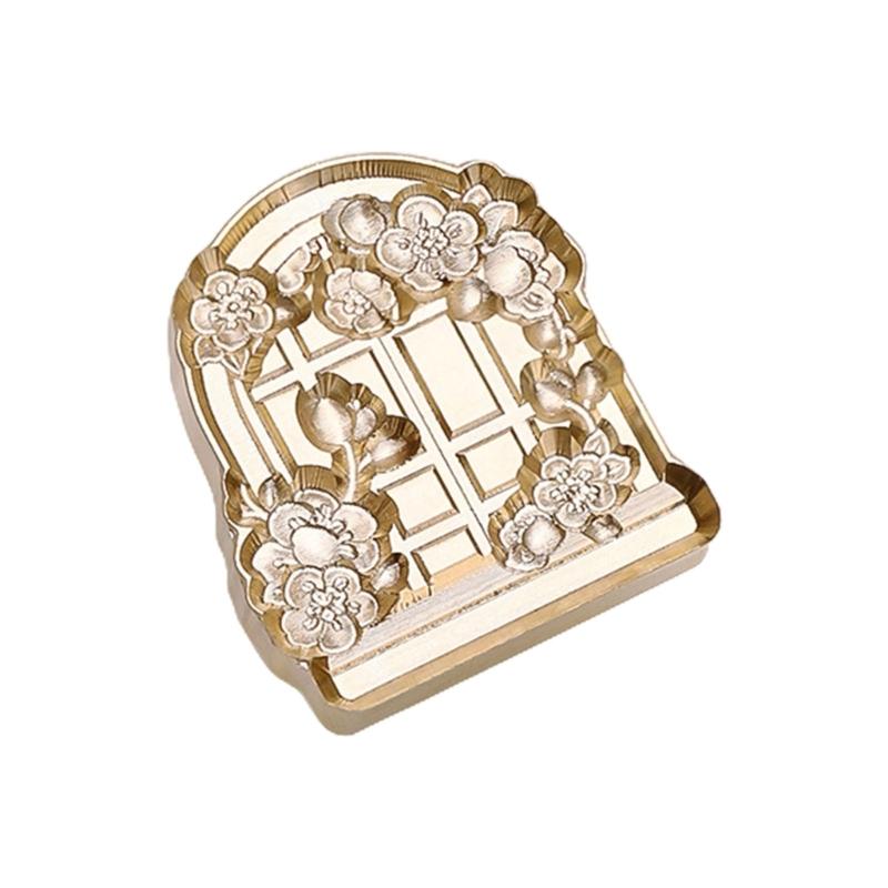 Siegellack Stempel Kopf für Dichtung Umschlag Hochzeit Einladung DIY Scrapbooking, Haus Muster Wachs Dichtung Stempel Kopf X3UC