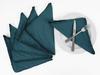 Vargottam Black Home Decor Parties Dinner Table Linen Re-Usable Napkins Set-Pack Of