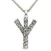 Runen Algiz Takken Viking Ketting Mannen Sieraden Goddelijke Bescherming Amulet Hanger Bedel