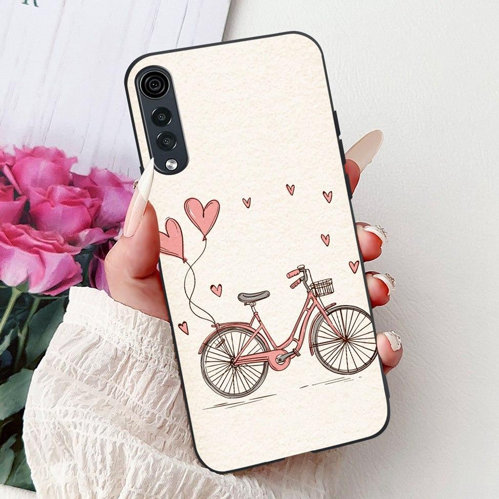 

For LG Velvet 4G Case 5G Cute Cat Luxury Fashion Flowers Funny Painted Back Cover For LG Velvet 5G UW Phone Case Silicone LG Velvet