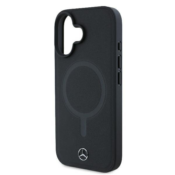 Mercedes Mehmp16M23Rcmk Iphone 16 Plus6.7 Czarny/Black Hardcase Smooth Leather Magsafe