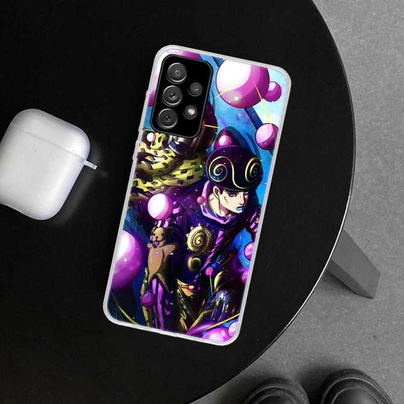 JoJo's Bizarre Adventure Cool Phone Case Cover for Samsung Galaxy A12 A22 A32 A52 A72 A02S A51 A50S A31 A20S A10S Note 20 Ultra