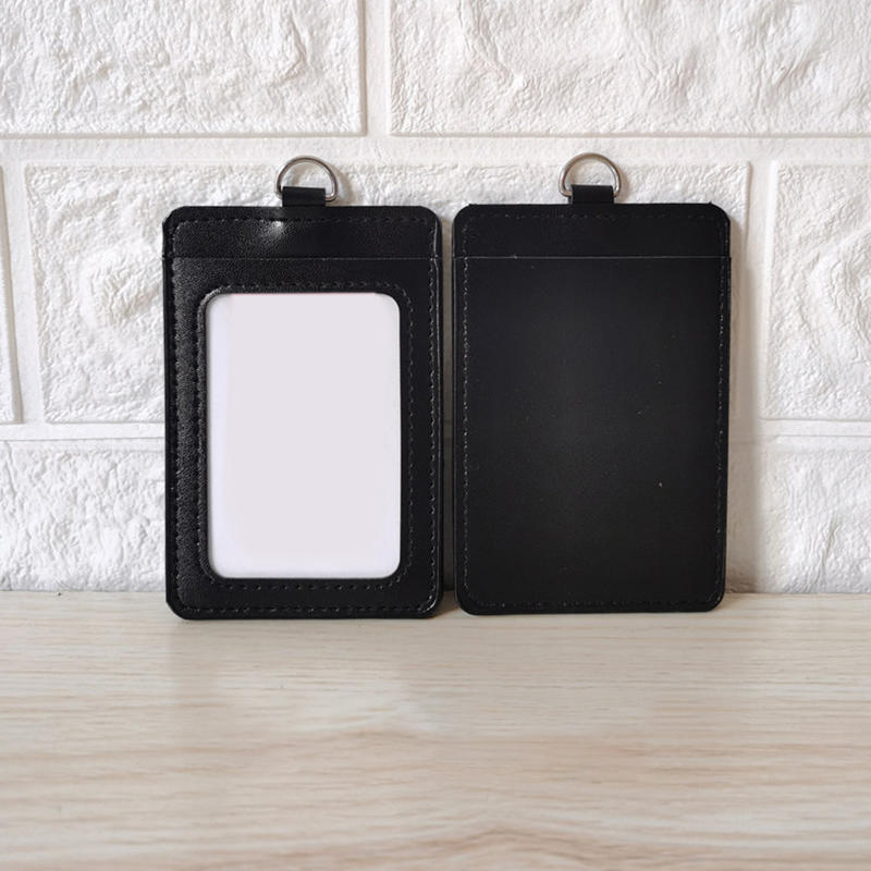 Pu Badges Holder Rope Retractable Lanyard for School Office Work Tag Credentials Pass ID Students Meal Bus Credit Card Protector