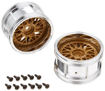 Tamiya חלקי חילוף גלגלי רשת רחבים R/C SP-549 2 חלקים