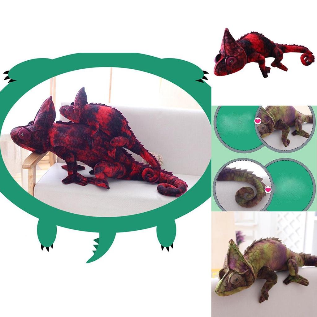 Color Changing Lizard Plush Toy Stuffed Animal Doll Funny Creative Gift Wholesale Factory Night Market