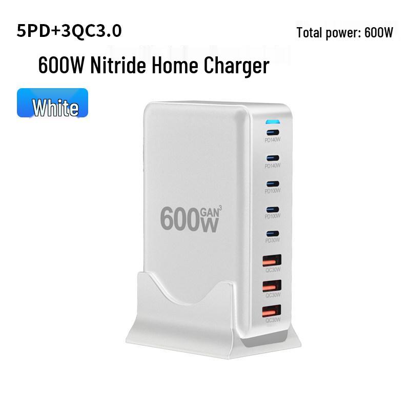 200W GaN Multi-Port USB Charger with PD100W Fast Charge