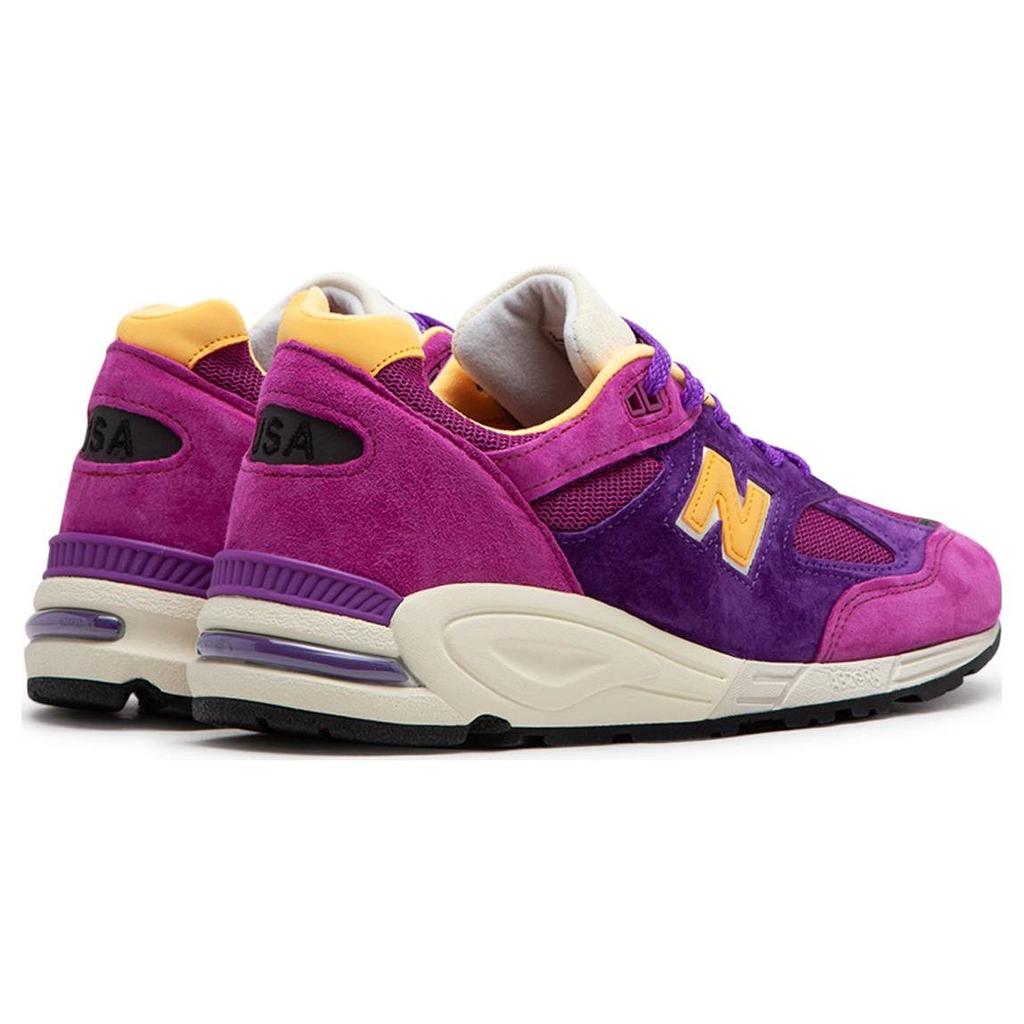 Teddy Santis x New Balance 990v2 Made in USA Fioletowo-Żółte Unisex Sneakersy M990PY2