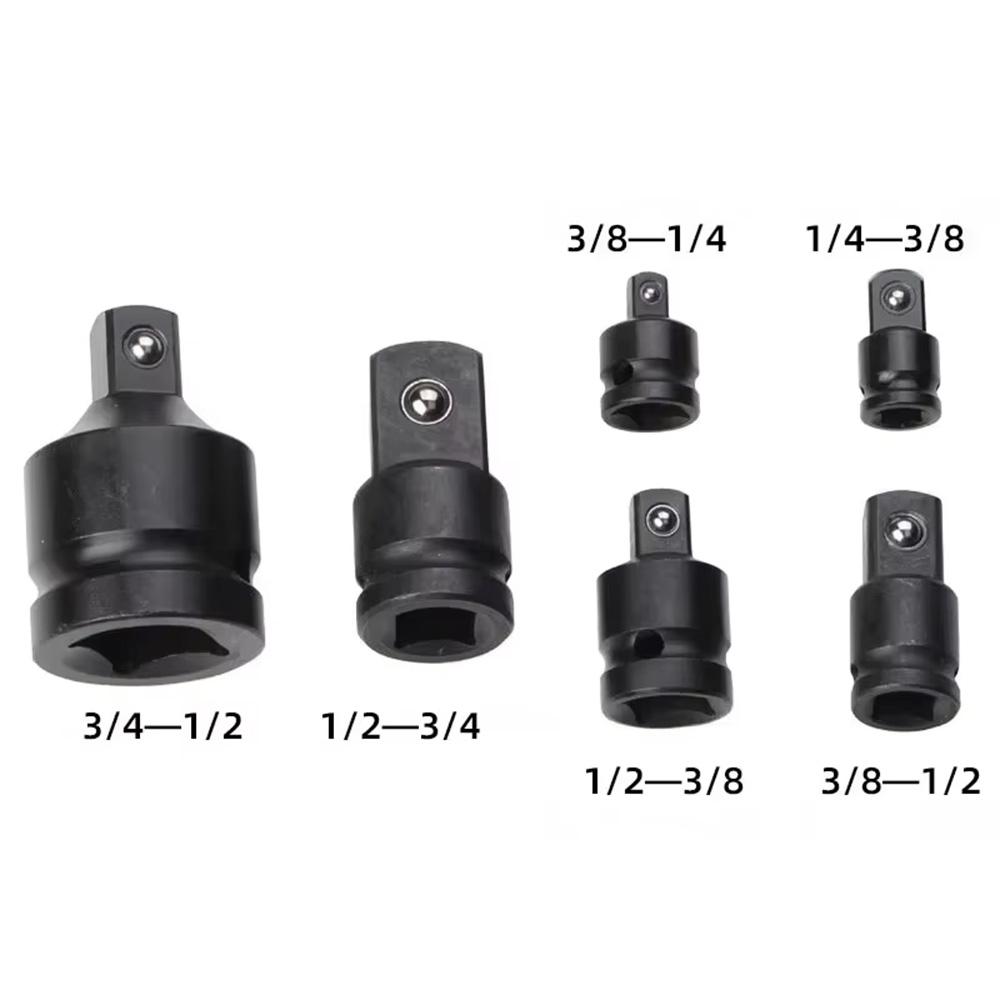 Socket Converter Adapter Reducer Set 1/2 to 3/8 3/8 to 1/4 3/4 to1/2 Impact Socket Adaptor for Car Bicycle Garage Repair Tool