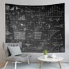 Mathematical Formula Tapestry Education Knowledge Poster Tapestry Art Wall Hanging Home Living Room Bedroom Dorm Tapestries