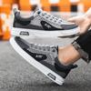 Fashion Men Shoes 2025 Summer New Fashion Breathable Mesh Hollow Non Slip Sneakers Comfortable Soft Sole Lightweight Sewing Casual Shoes