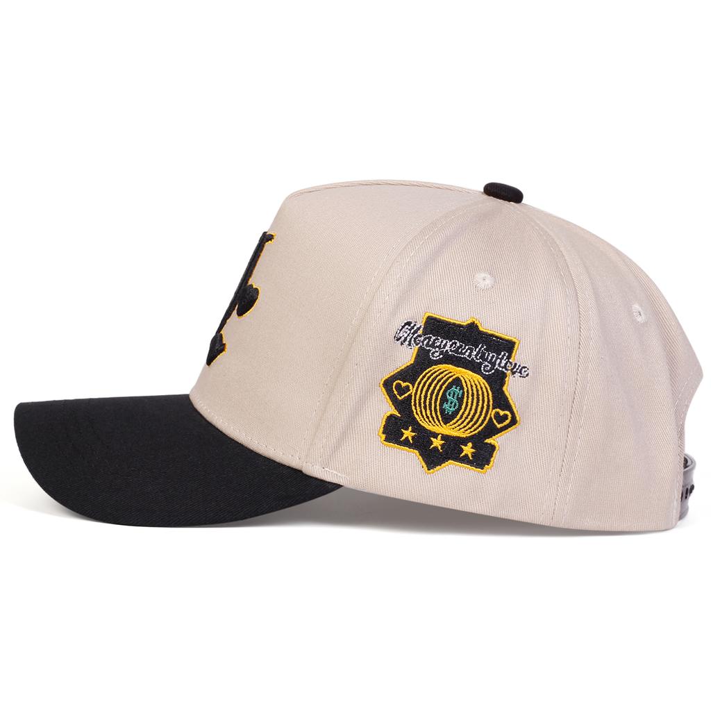 Men Letter L Love Heart  Embroidered Patchwork Baseball Cap Outdoor Adjustable Sunscreen Leisure Hat Spring Autumn Travel Tourism Beach Vacation