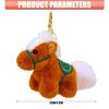 Soft Stuffed Horse Keychain Pendant Small Hanging Oranment For Travel Or Daily Life Gift For Friend Backpack Decoration