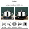 BAYCO 28cm Stainless Steel Multi-purpose Steamer Pot