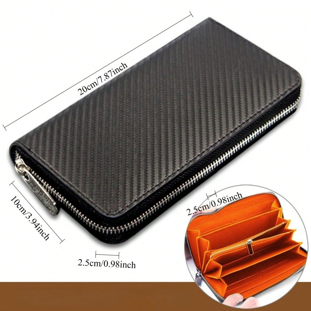 Long men's wallet, women's handbag, casual clutch bag, wallet.