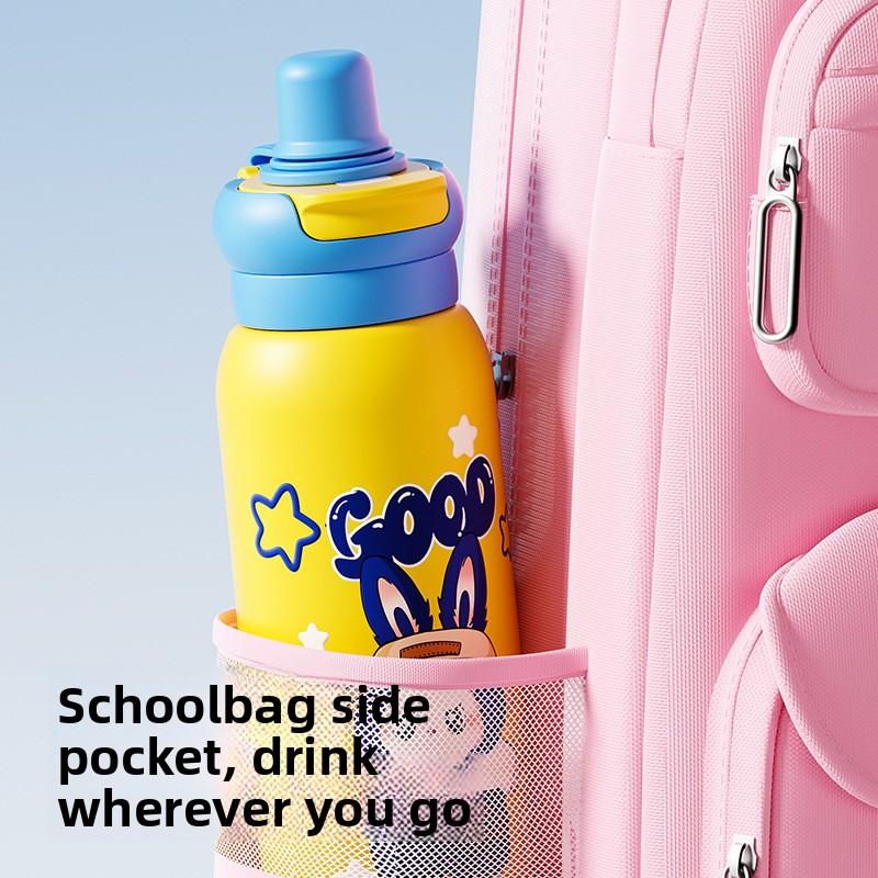 Muse Cup Double Drinking Cup Insulation and Cold Preservation Portable Cartoon Direct Drinking Water Cup