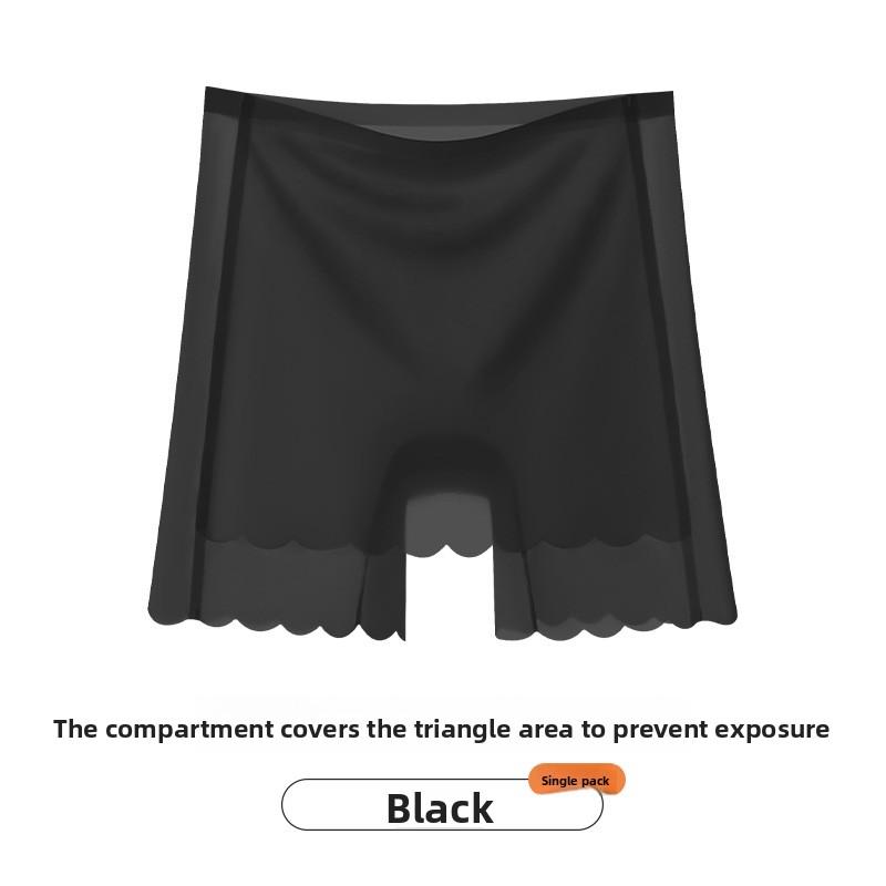 Women's Summer Insulation Layer To Block Abdominal Retraction Raise Buttocks Anti Slip Unrolled Boxer Safety Underwear