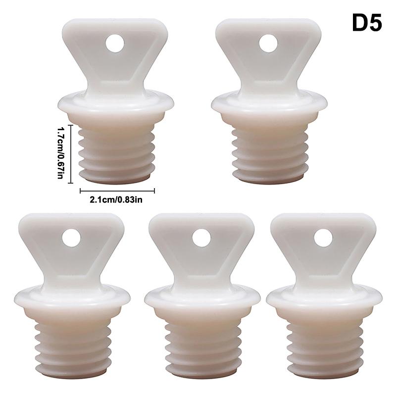 5/1Pcs  Water Bag Stopper Multi Sizes Plastic Water Plug  Water Bottle Replacement Seal Stoppers Leakproof Durable