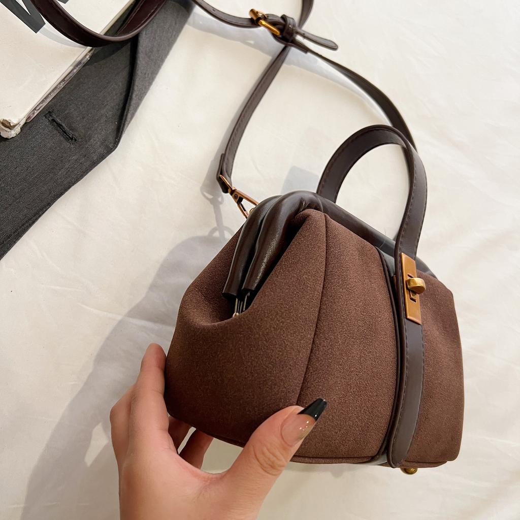 Korean-style Urban Minimalist Clip Bag Texture Handbag Collision Color Single-shoulder Crossbody Bag