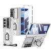 Galaxy Z Fold7 Magnetic Snap-On Case With Rotating Square Stand PC Hard Shell Cover Screen Film
