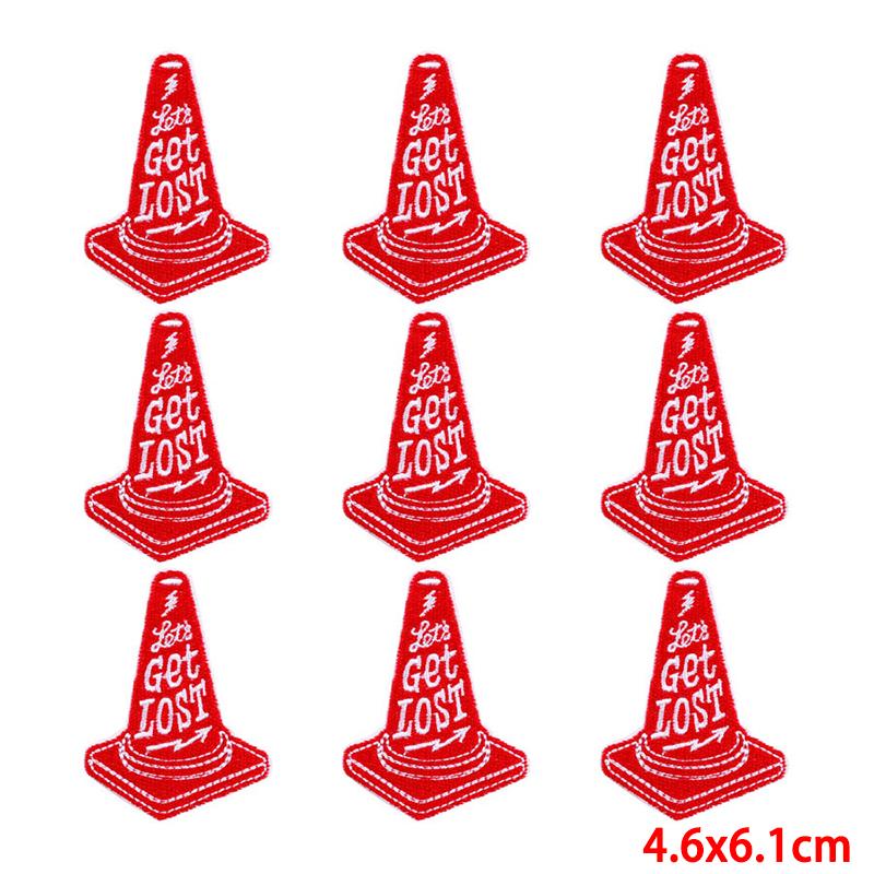 10 teile/los Großhandel Stickerei Patch Eisen Auf Patches Für Kleidung Patches Auf Kleidung Jacken Dekor Applikation Nähen Liefert