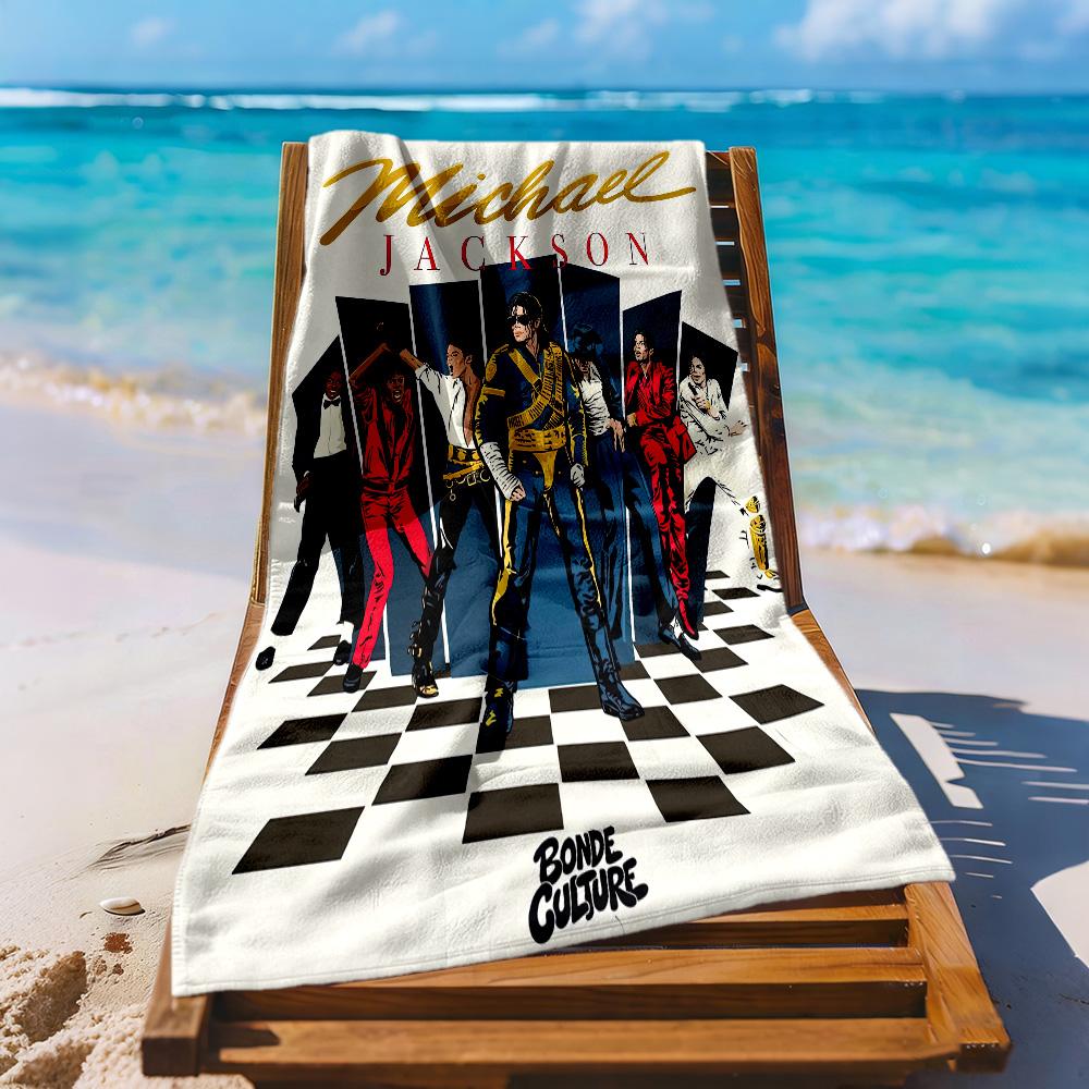 Michael Jackson Superstar Strandtuch Schnelltrocknend Weiche Mikrofaser Bequem Leicht
