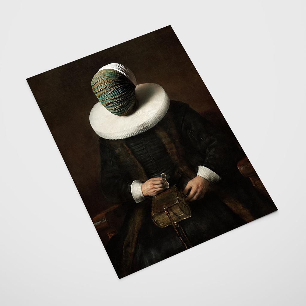 Pop Art Poster Portrait Portraits Rembrandt