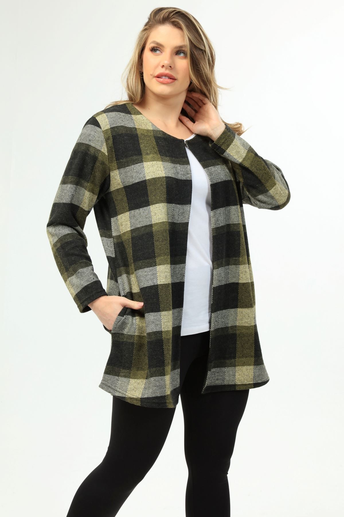 

Women s Style Big Size Sweatshirt Patterned Plus Size Sweatshirt 2XL/3XL